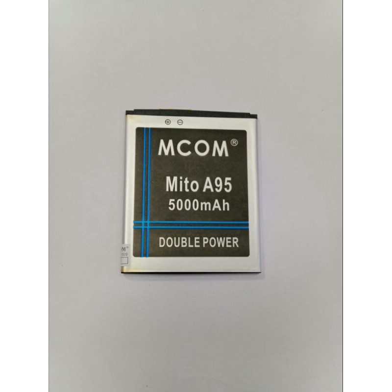 Baterai Mito A95 BA00044 BA 00044 double power battery baterei batre batrei