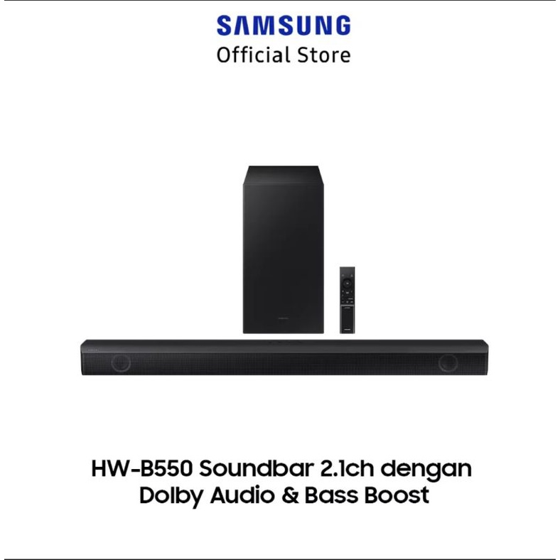 Samsung Sound Bar HW-B550 2.1 CH soundbar dolby Audio bass bost Garansi Resmi