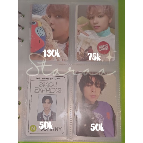 Pc haechan boneka, haechan sticky, johnny catharsis, johnny passcard SMCU