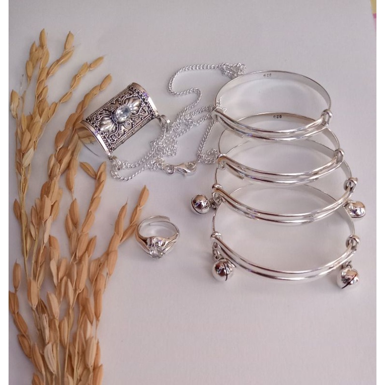 set bayi perhiasan 3bulanan perak 925