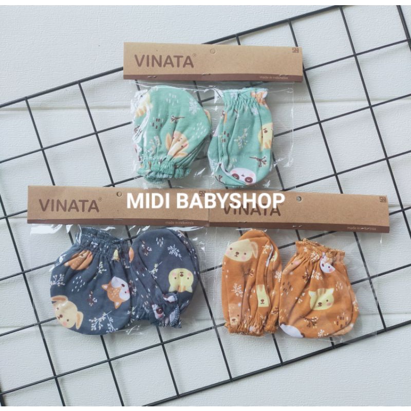 1 Set sarung tangan dan kaki Bayi Premium Vinata