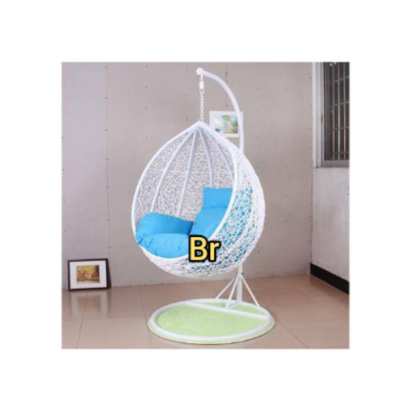 Ayunan Gantung Model Pir Brekele Kursi Ayunan Rotan Sintetis Termurah Terlaris Ayunan Teras Taman