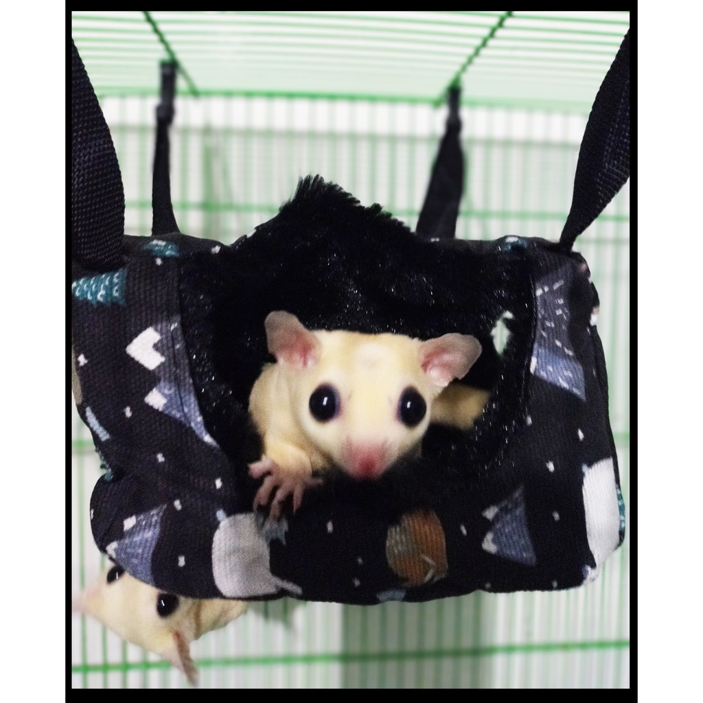 Double Hammock Aksesoris Sugar Glider Kandang Sugar Glider Mainan Sugar Glider