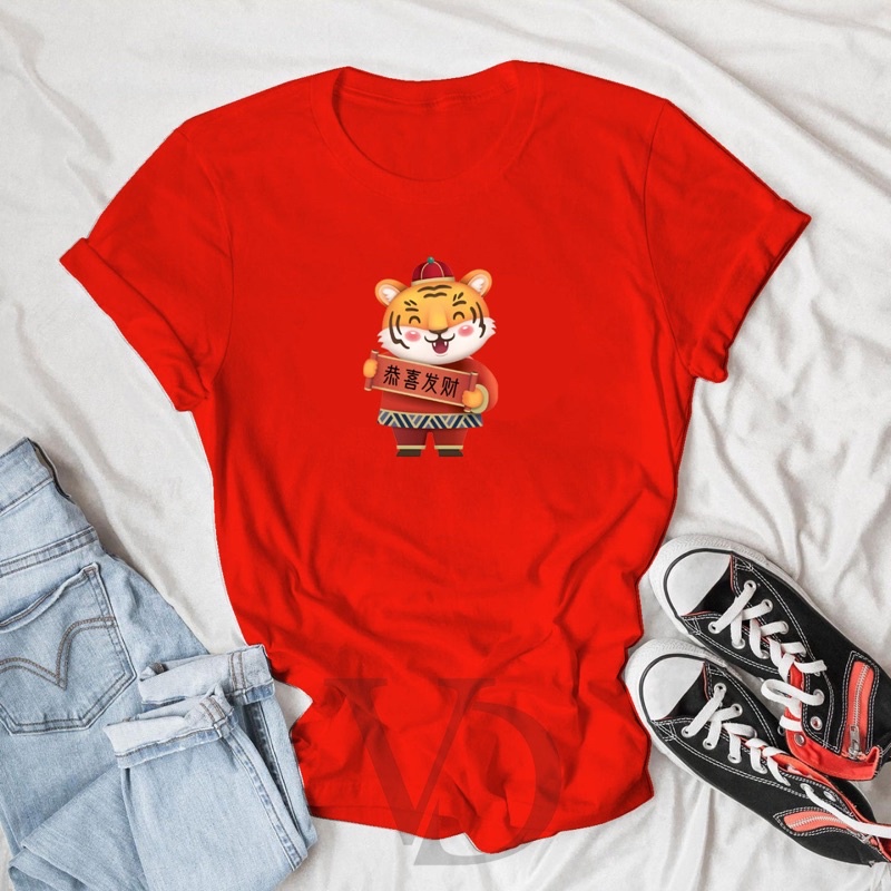 KAOS MERAH CHINESE NEW YEAR 2022 / tiger year