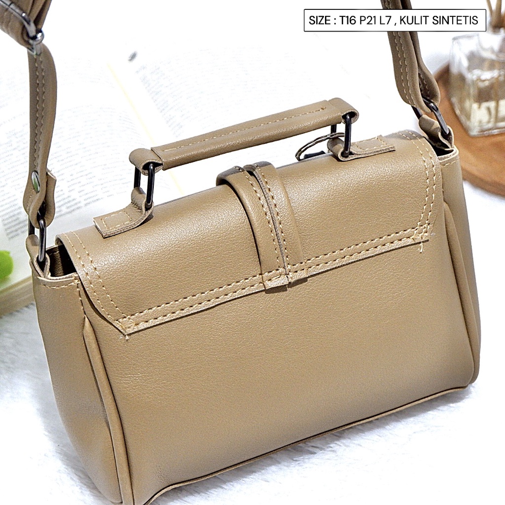 Hot sale!! Tas Slingbag Lokal Magnet ruang tas murah selempang wanita Slingbag mini muat hp kulit sintetis