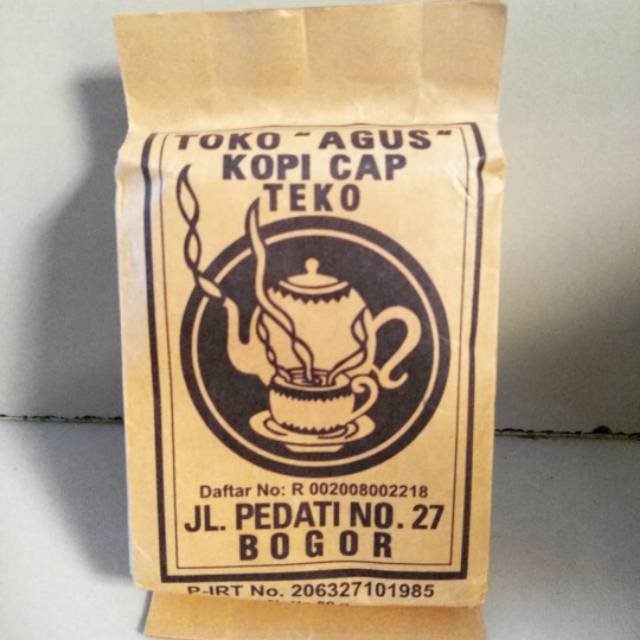 

Kopi Cap Teko Kopi Agus Kopi Teko Mini (kopi khas bogor asli) isi30bks