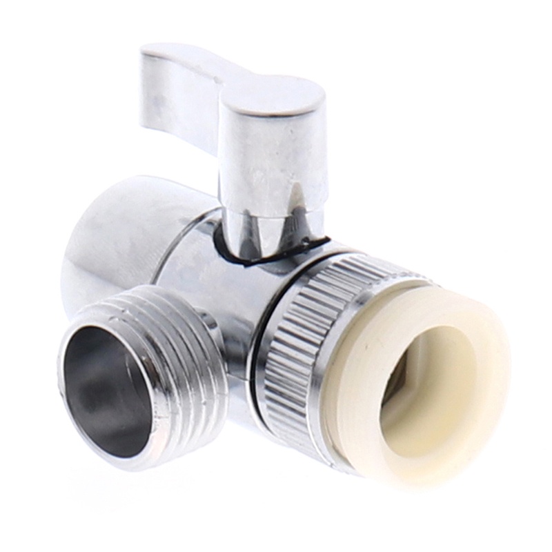 {LUCKID}3-way Diverter Valve Faucet Connector Adapter Three Head Function Switch