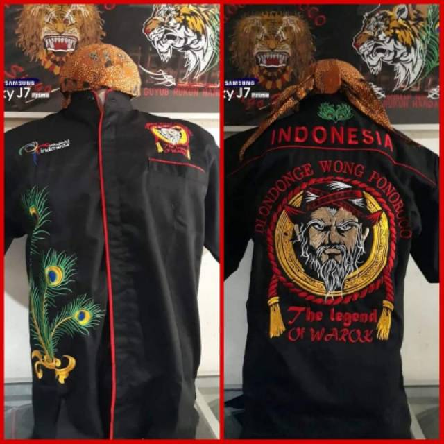 Baju warok dlondonge ponorogo / baju warok / baju reog / baju bordir / baju ponorogo / hem bordir