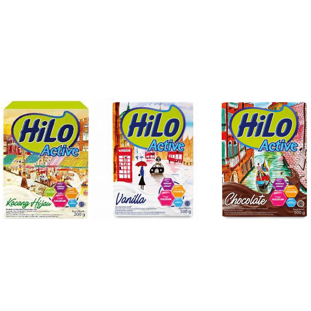 

HiLo Active 250 gram - Susu Tinggi Kalsium