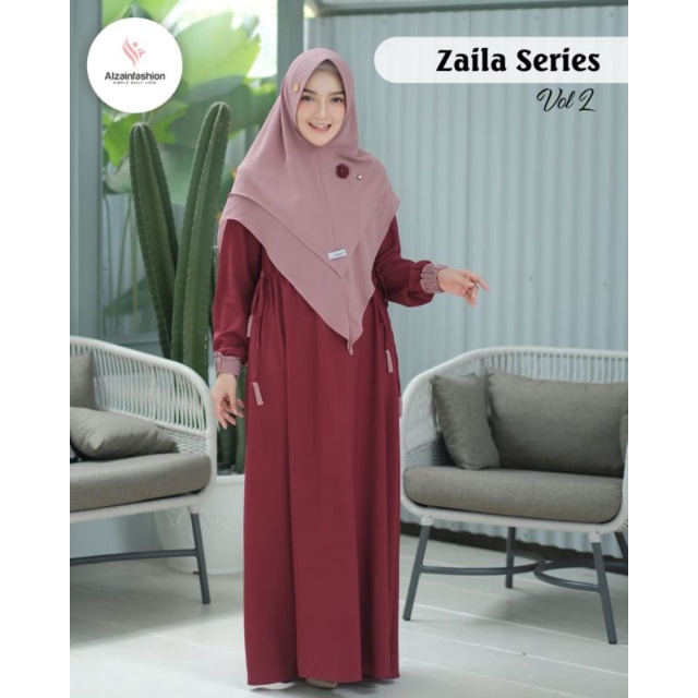 Gamis Zaila Series by Alzainfashion / Gamis set Khimar