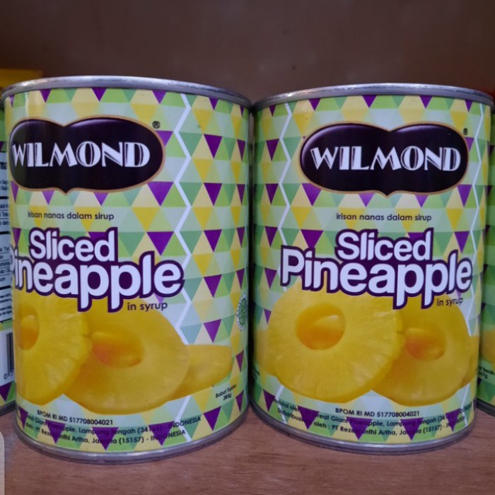 

Wilmond sliced pineapple/Irisan buah nanas kaleng 567 gr