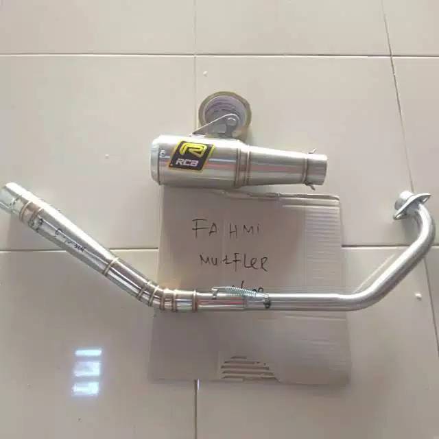 knalpot rcb road race for jupiter mx 135new .mx 135 old leher jentar