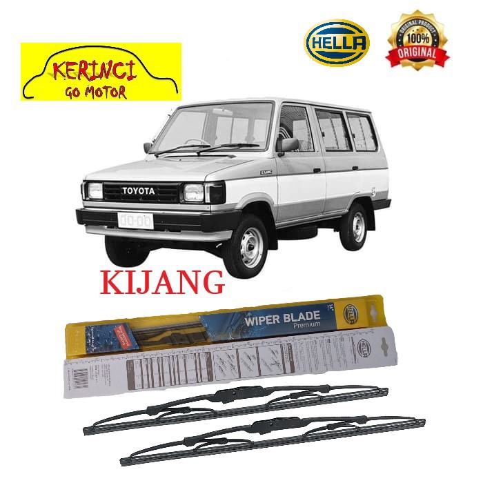 WIPER TOYOTA KIJANG HELLA PREMIUM 18&quot; &amp; 18&quot; SEPASANG WIPER TOYOTA