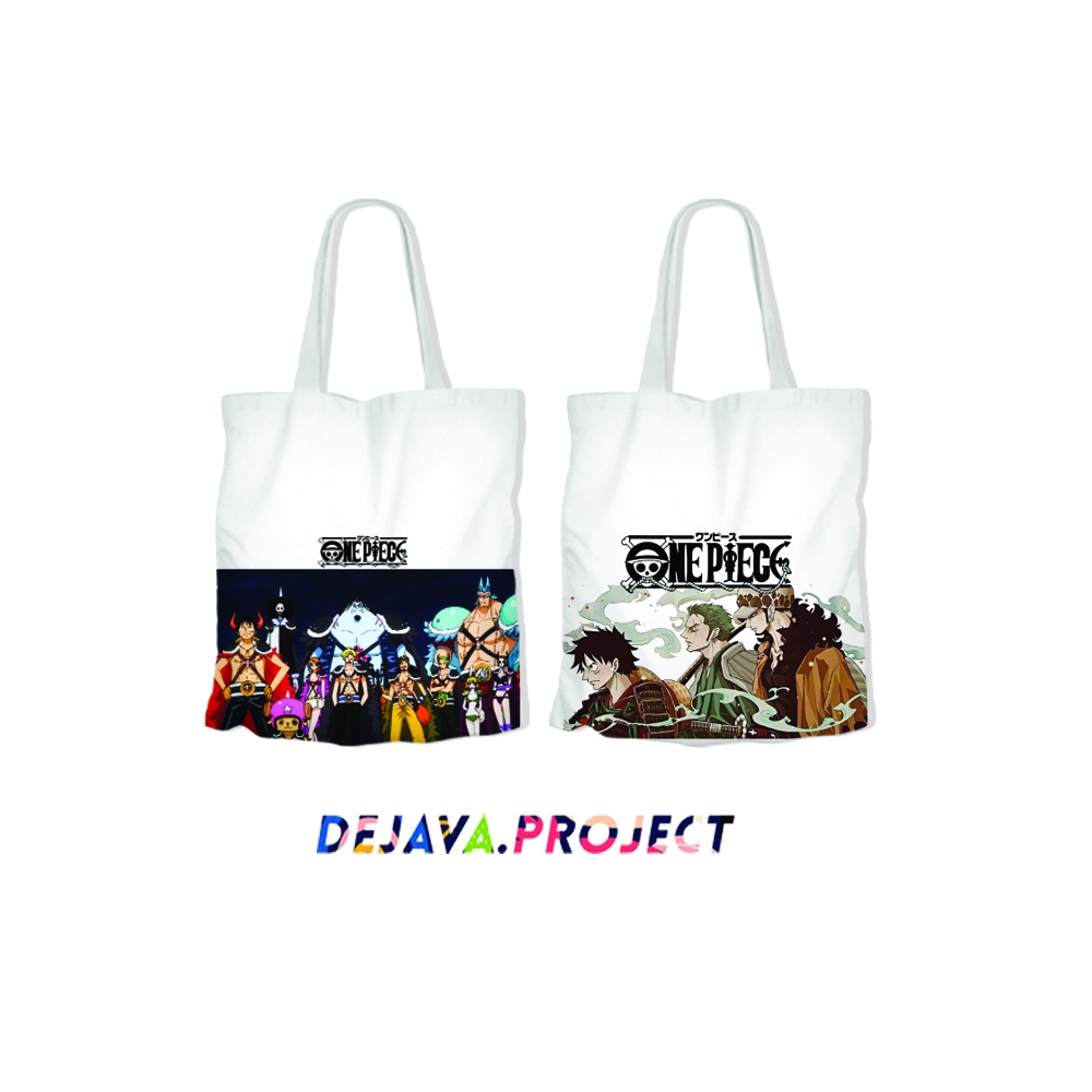 TERBARU TOTEBAG KANVAS ORIGINAL DEJAVA TOTEBAG KANVAS TERBAIK ANIME ONE PIECE MUGIWARA KEREN