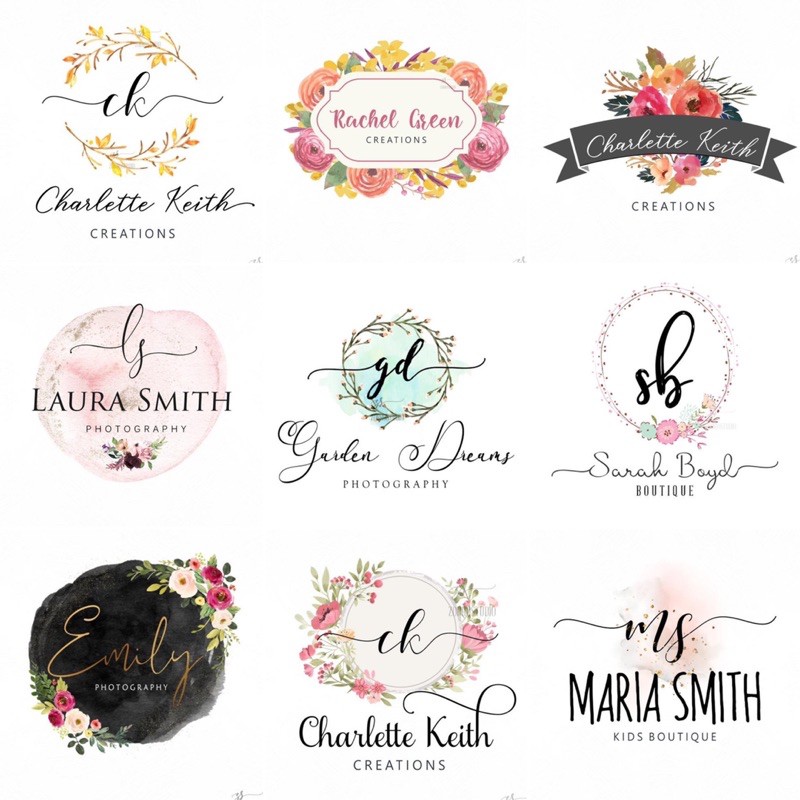 ARABELLA CANTIK LOGO D | JASA BIKIN DESAIN LOGO OLSHOP LOGO BISNIS TERMURAH