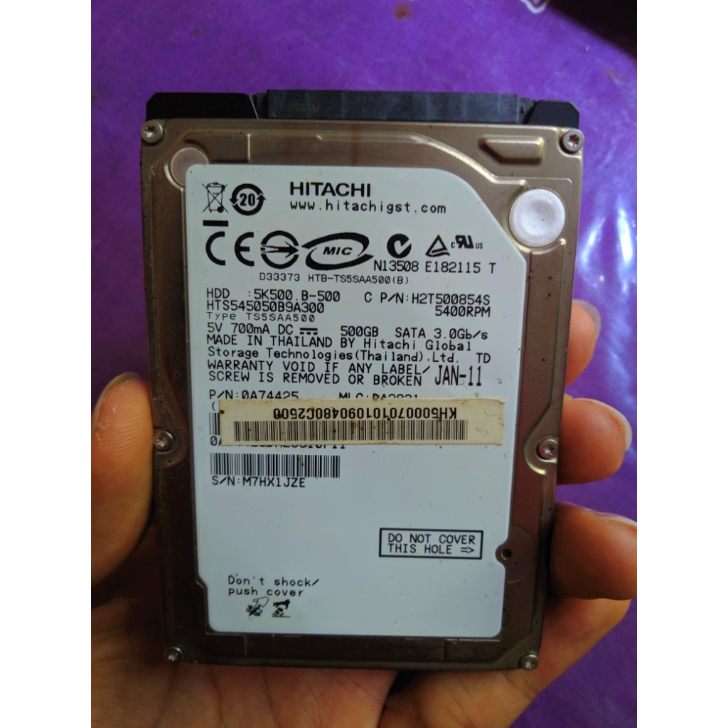 HDD Laptop 2.5 500GB Hitachi