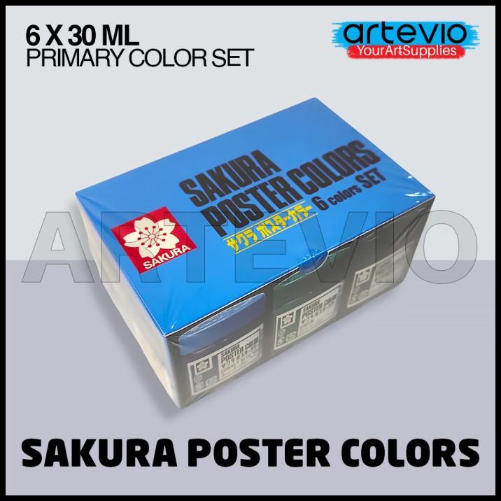 

Cat Poster Sakura 30Ml / Cat Poster Set / Sakura Poster Colors 6X30Ml