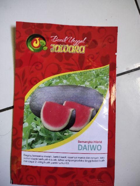 Isi 5 Gram Bibit Semangka Hibrida Daiwo | Benih Semangka | Semangka Inul