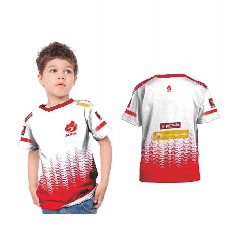 Baju Anak Free Fire Aura Kaos GamingFree Name Set