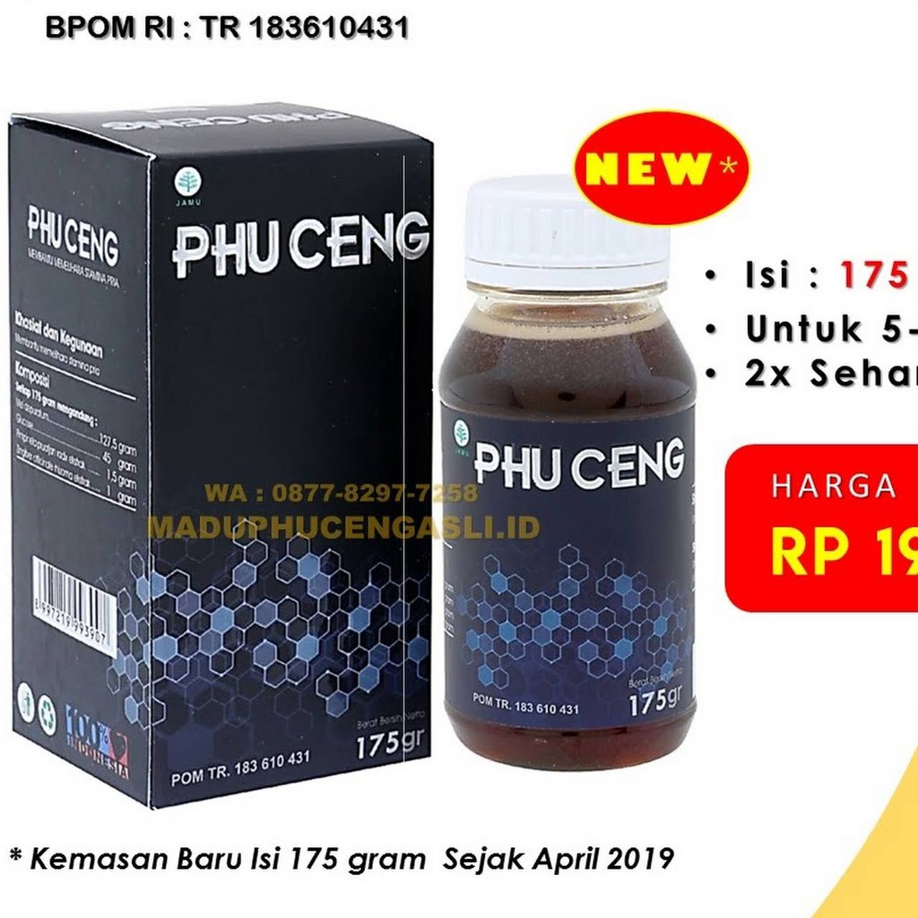 MADU PHUCENG 175ml ORIGINAL HERBAL KUAT STAMINA VITALITAS TINGGI / PUCHENG PROMO MURAH