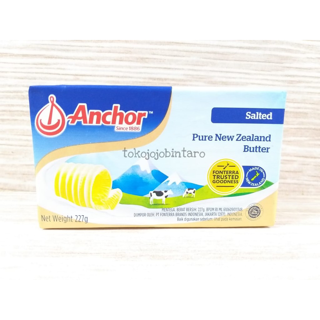 

(INSTANT COURIER ONLY) ANCHOR SALTED BUTTER 227 GRAM / MENTEGA ASIN ANCHOR 227GR