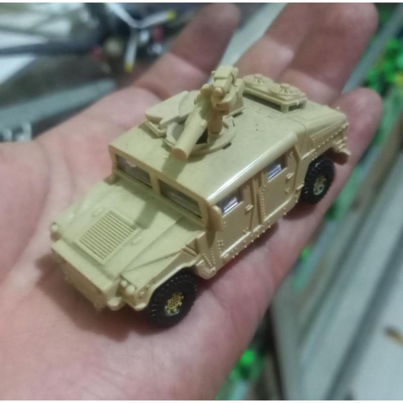 diecast diecast miniatur mobil jeep humvee perang army militer tempur tni