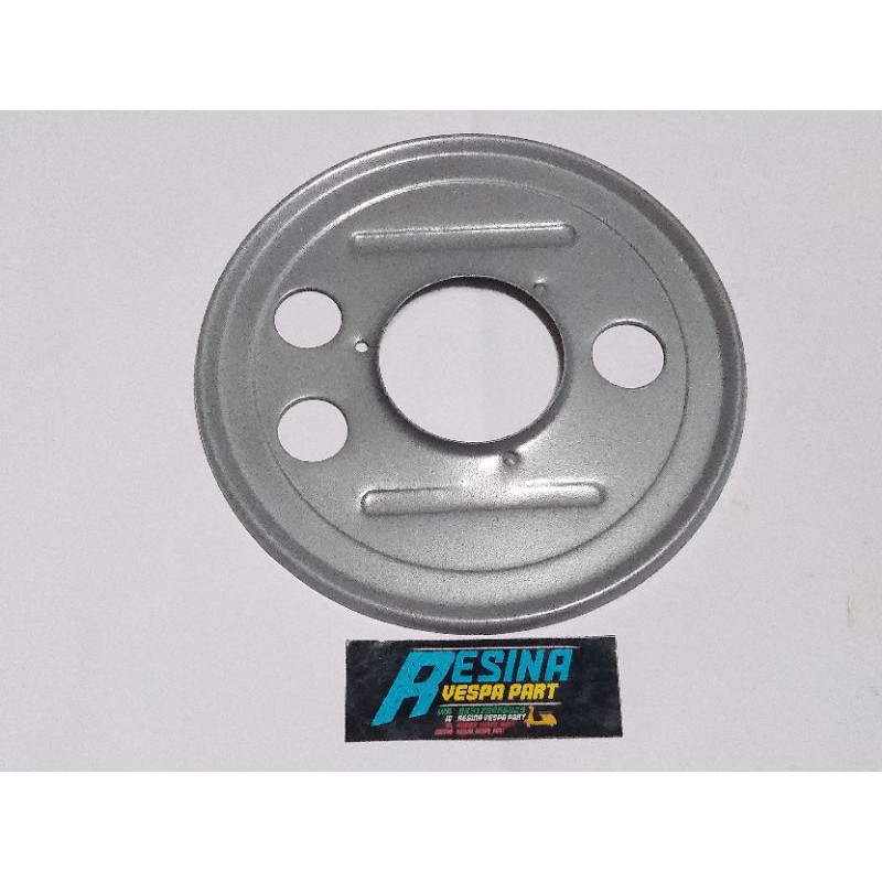 piringan tromol belakang R10 vespa pxe excel exclusive bahan tebal bukan kaleng tipis