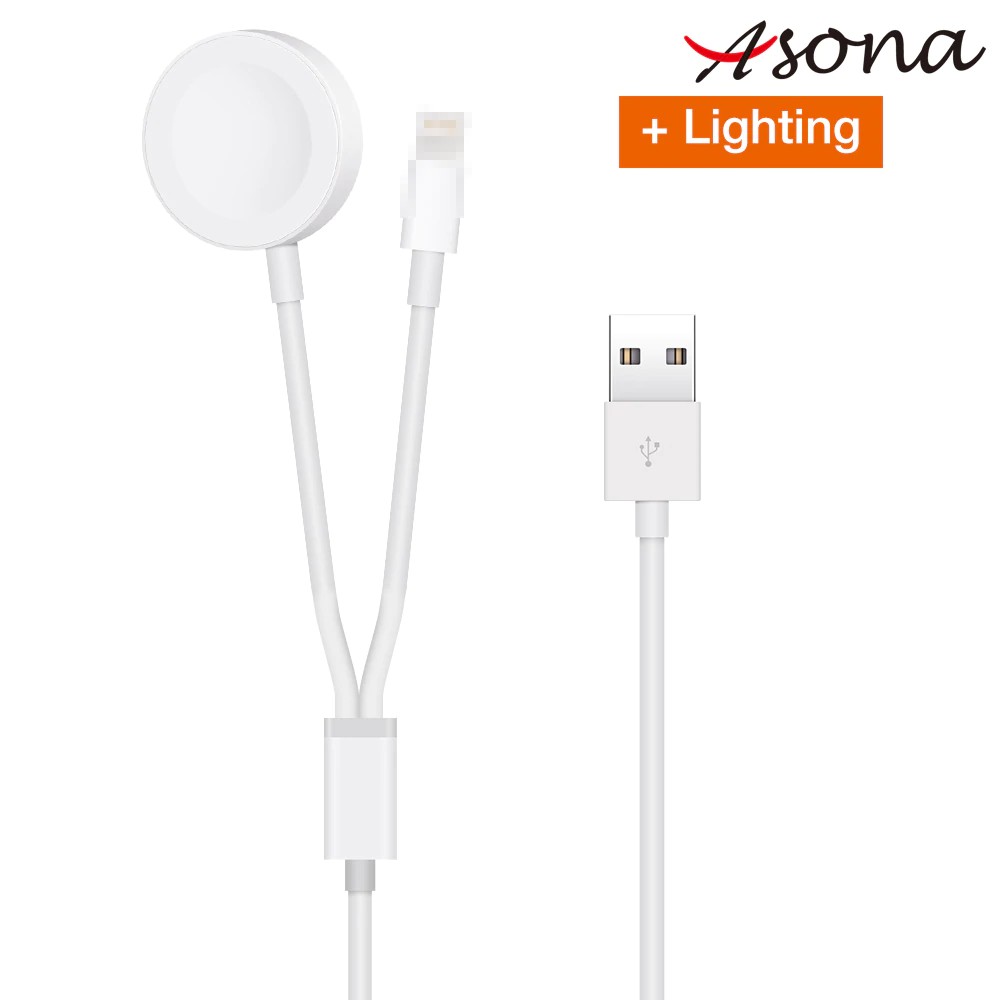 adapter ASONA Wireless charger cable For Apple Watch USB Charging For I Watch Series 2 3 4