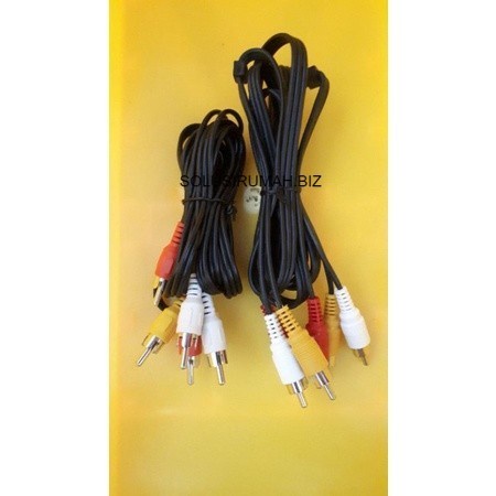 kabel 3 Rca To 3 Rca / Kabel Rca - Rca Av Video / Kabel 3 Rca DVD TV