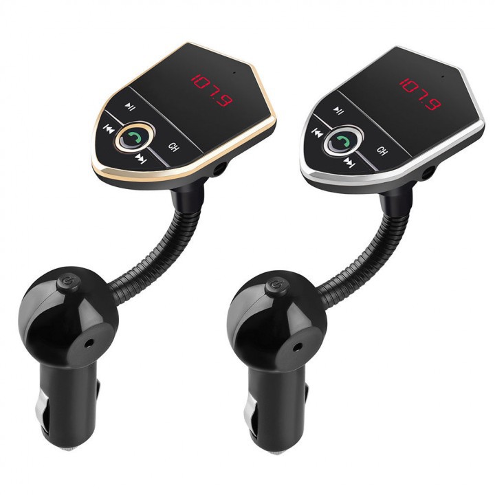 602E Professional Car Bluetooth MP3 Player Handsfree Dual USB Car Charger