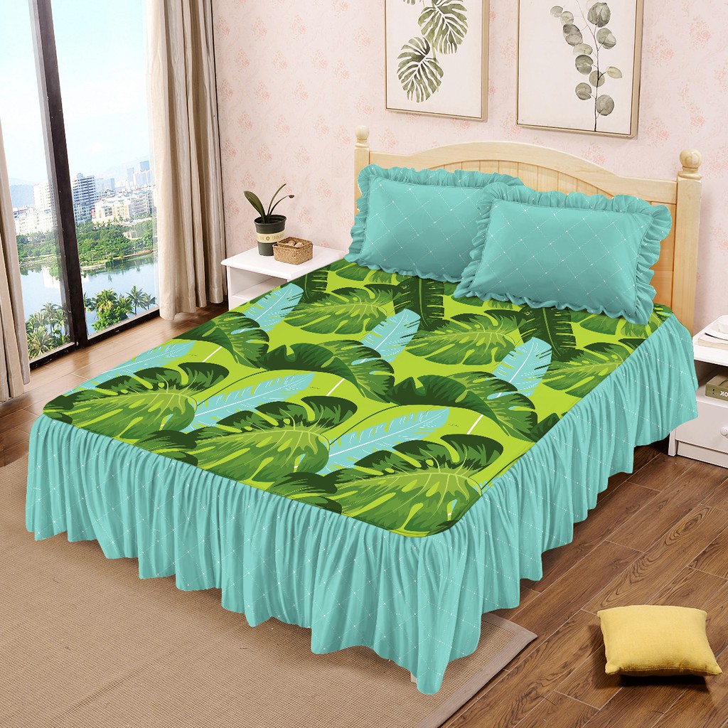 Lady Rose - Sprei RUMBAI King (180x200) Terlaris motif Tropica