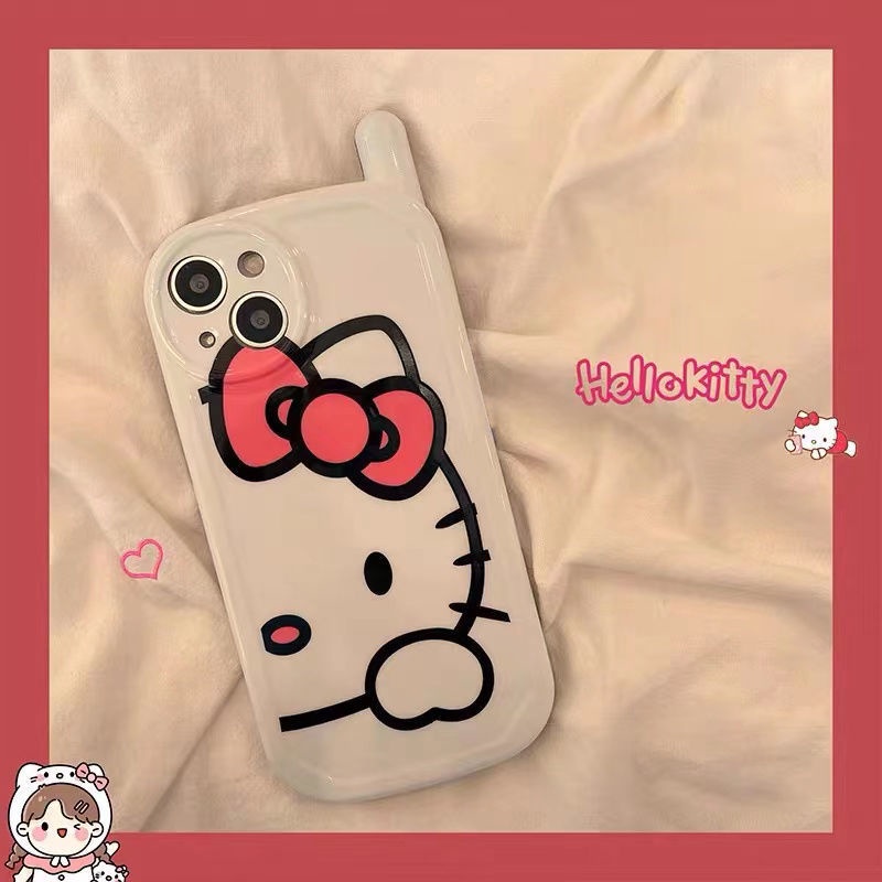 Soft case TPU Transparan Shockproof Motif Kartun Hello Kitty Untuk iphone 13 12 11 Pro Max XS XR 8plus 12pro12pro Max 7 8 Plus X XS XR XSMAX