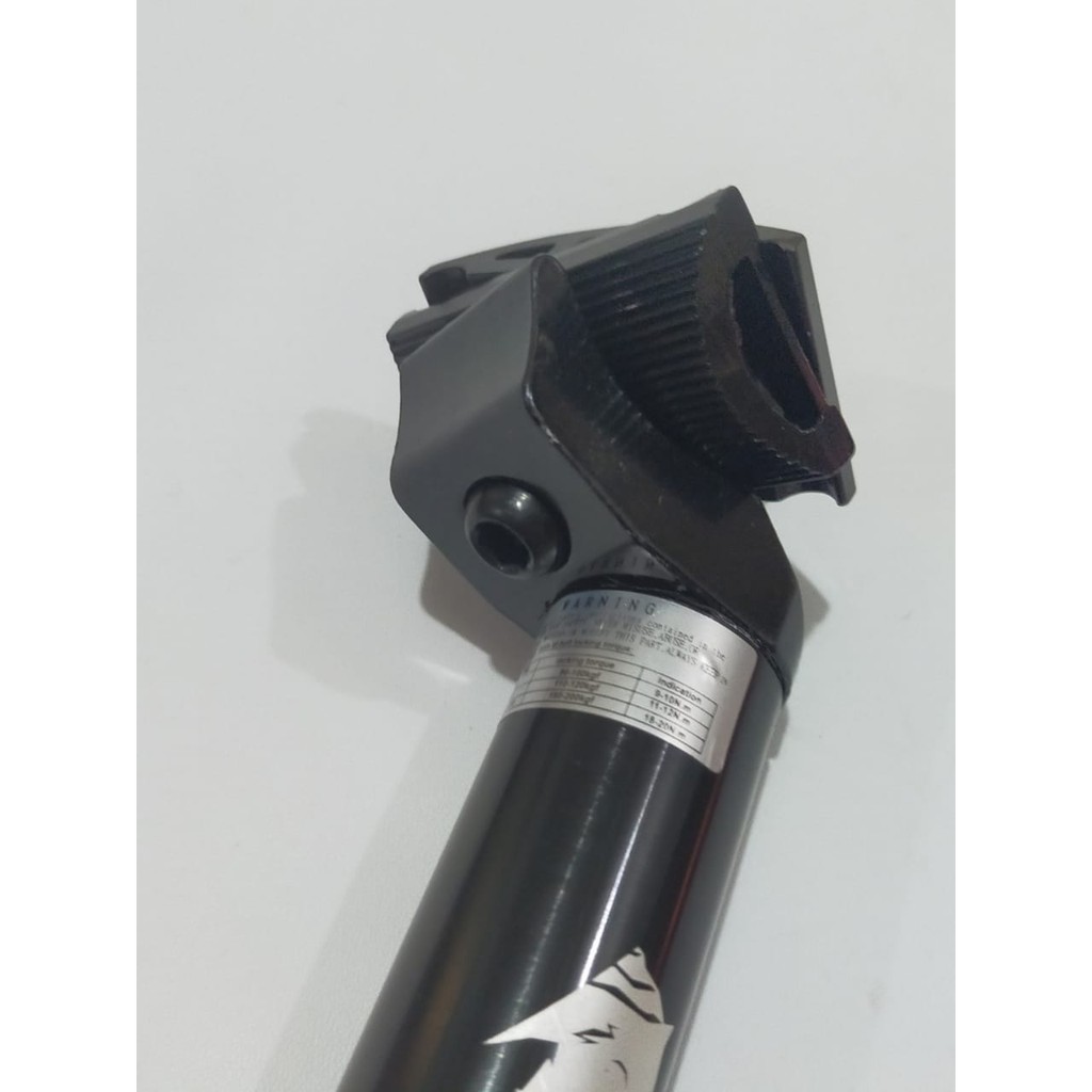 LA TIGRE Seatpost 28,6 mm tiang sadel panjang 40 cm sepeda MTB, lipat