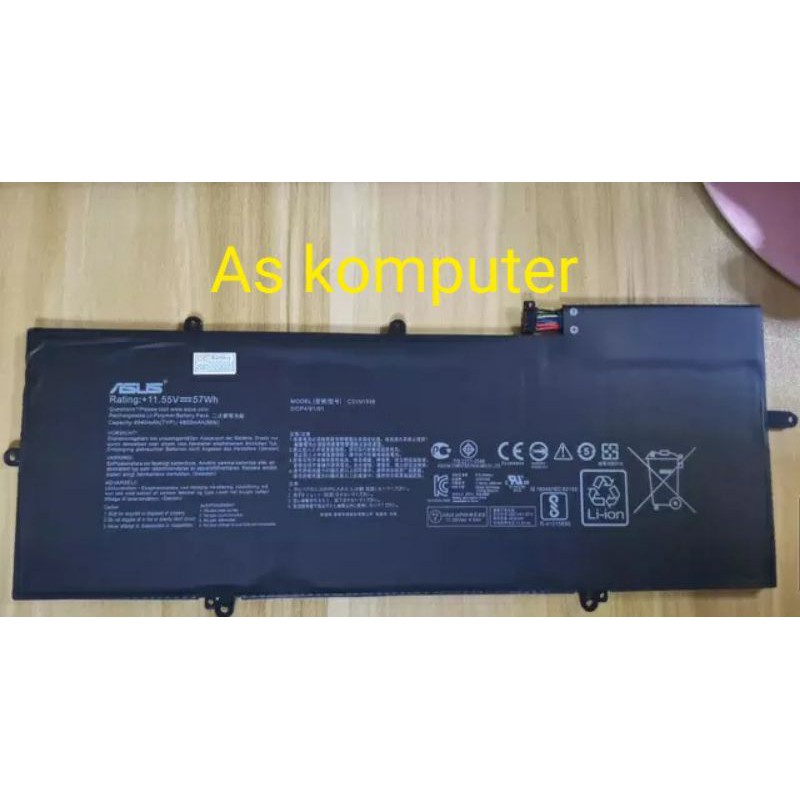 Baterai Battrey ASUS ZenBook Flip Q324ua Ux360ua Ux360uak C31N1538 0B200-02080000 11.55V 57WH