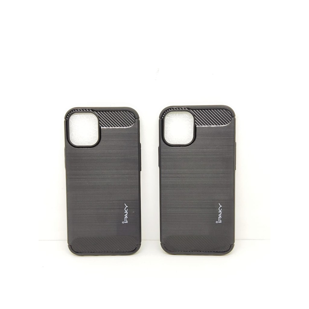 Case Slim Fit Carbon iPhone 12 mini 5.4 inchi Softshell Fiber Multi Carbon Anti Melar