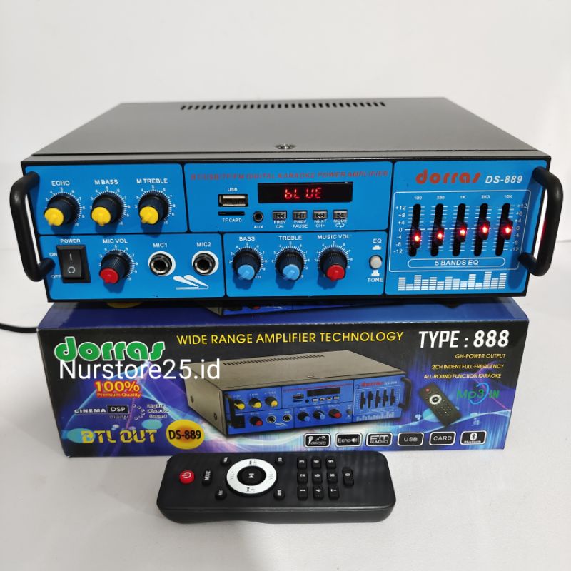 POWER AMPLIFIER BLUETOOTH DORRAS  BT-889 / POWER AMPLIFIER BLUETOOTH