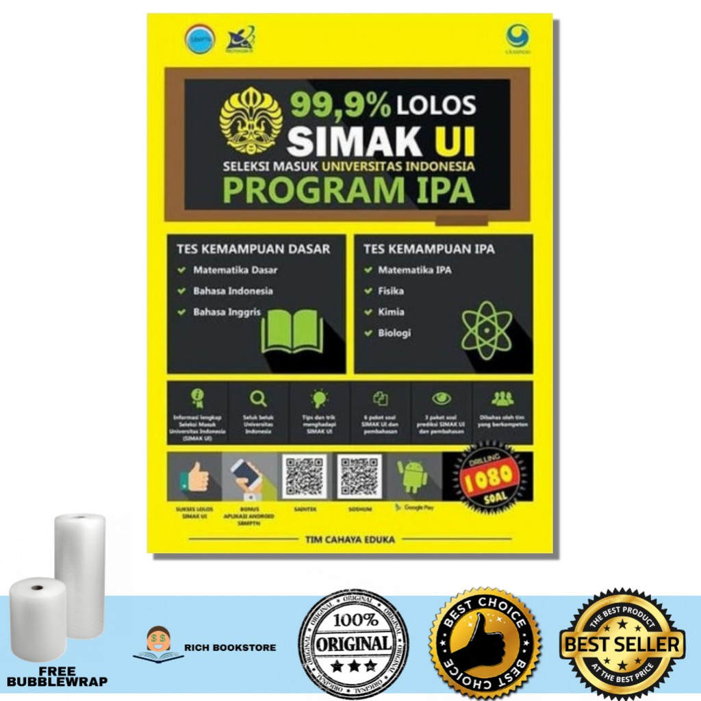 99,9% Lolos Simak UI Program IPA
