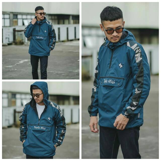 Jaket Pria Cagoule Triple Hizi