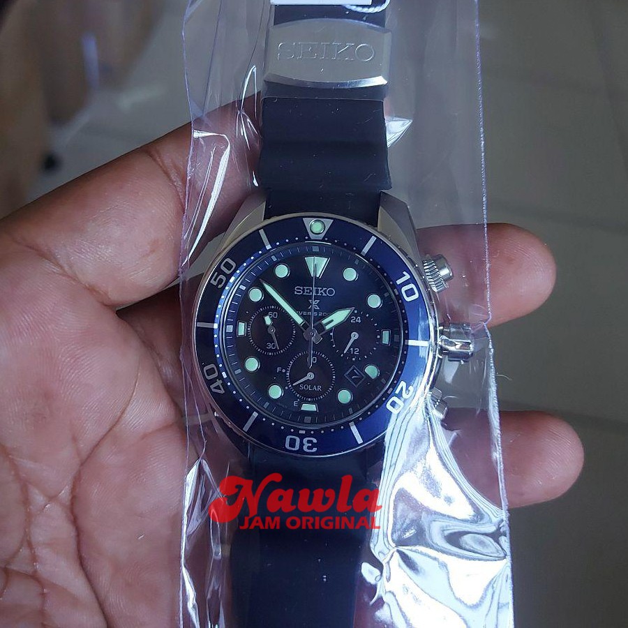 Seiko Prospex SSC759J1 Solar Divers Blue Sumo - Jam Tangan Pria SSC759