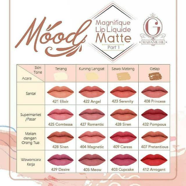 MADAME GIE LIP CREAM / LIPCREAM VERSI NUDE