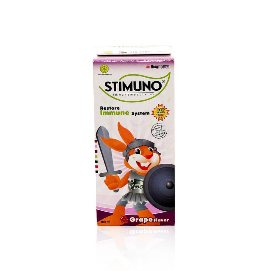 Stimuno Sirup 60 Ml Rasa Anggur [Botol 60 Ml]