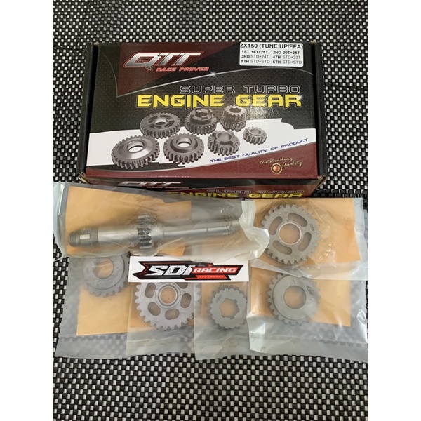 rasio ninja tune up 155 atau FFA qtt racing 16/28  20/28 std /24 std/23