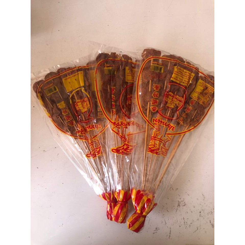 Satay Jelly Fish/ Fish Satay Thailand / Fly Boat Satay Ikan 20grm