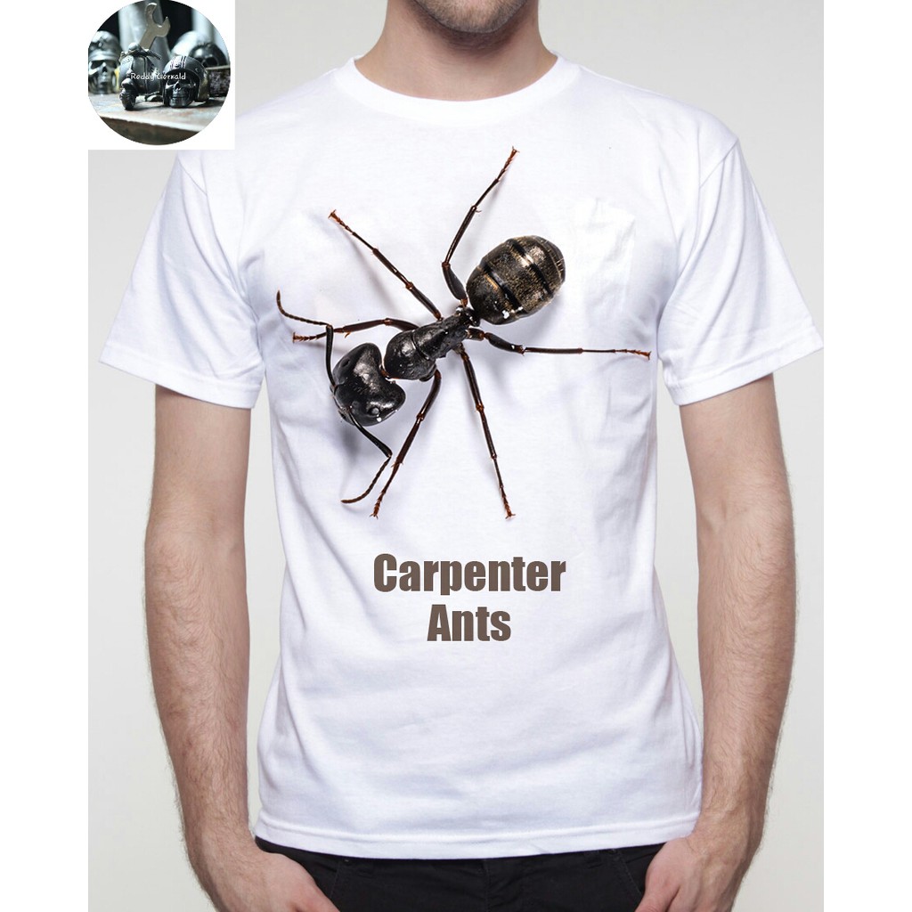KAOS 3D CARPENTER ANTS SEMUT HITAM HEWAN
