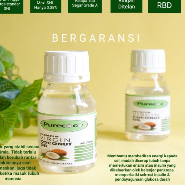 

Miliki VIRGIN COCONUT OIL VCO Purecoco 250ml