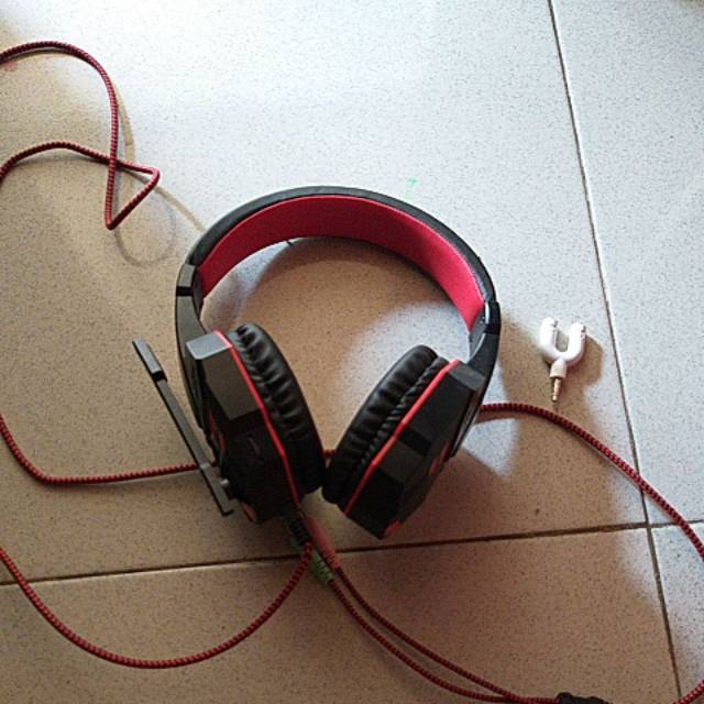 Headset AULA + sambungan Y