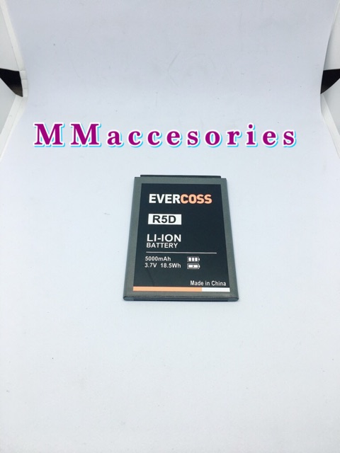 BATTERY BATERAI EVERCOSS A5A/ TC-1/ A12B/ A5B/ A53/ A65/ A75B/ R5D/ Q7/ A5T/ A7R/ A7B/T3/ A33C/U50C