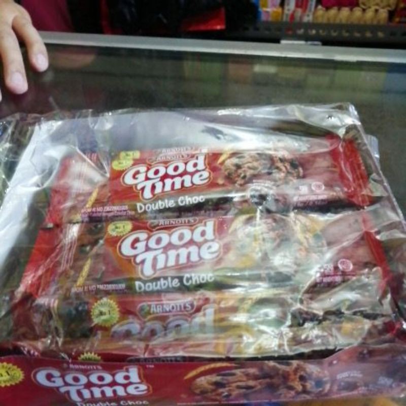 

Arnotts Good Time Double Choc isi 12 @ 16gr