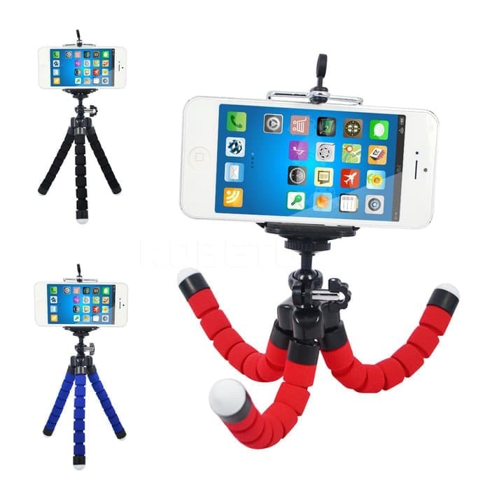 Mini Tripod Spider Holder U Medium Hp kamera mobile phone travel vlog aksesoris mount flexible tools
