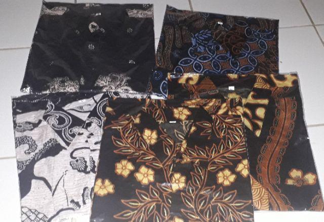 Kemeja Batik Pria Motif Morena Abu2